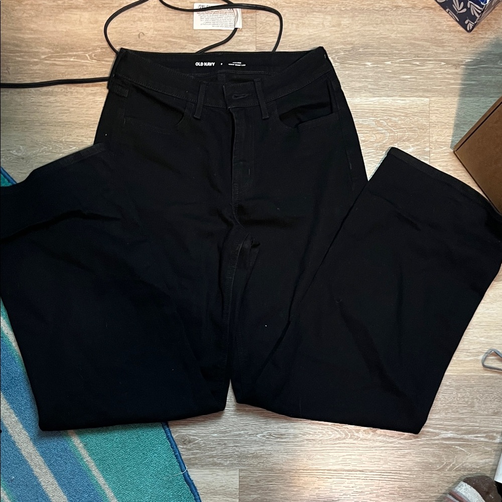 Old Navy Classic Black Wide-Leg Pants